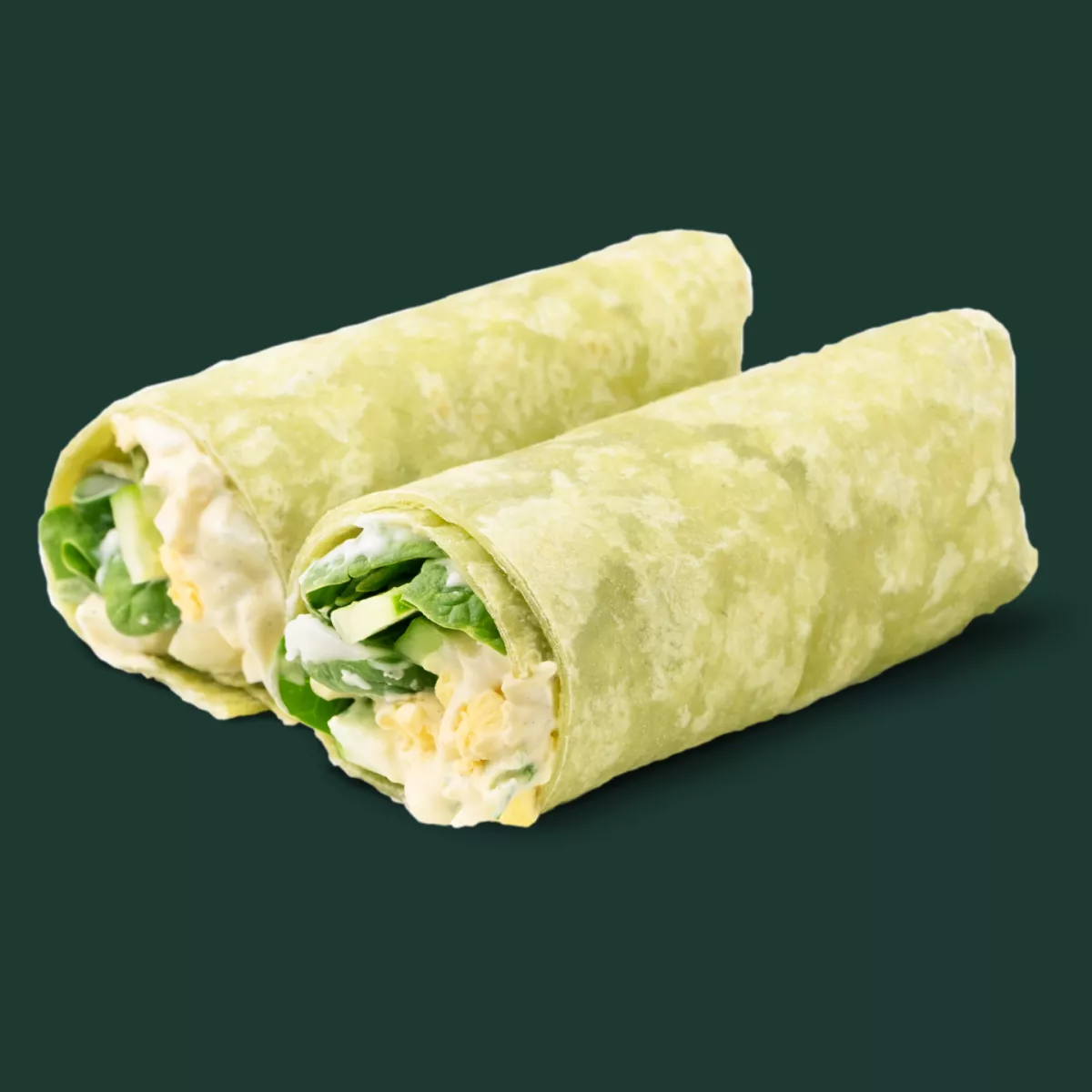 Egg Mayo Spinach Wrap